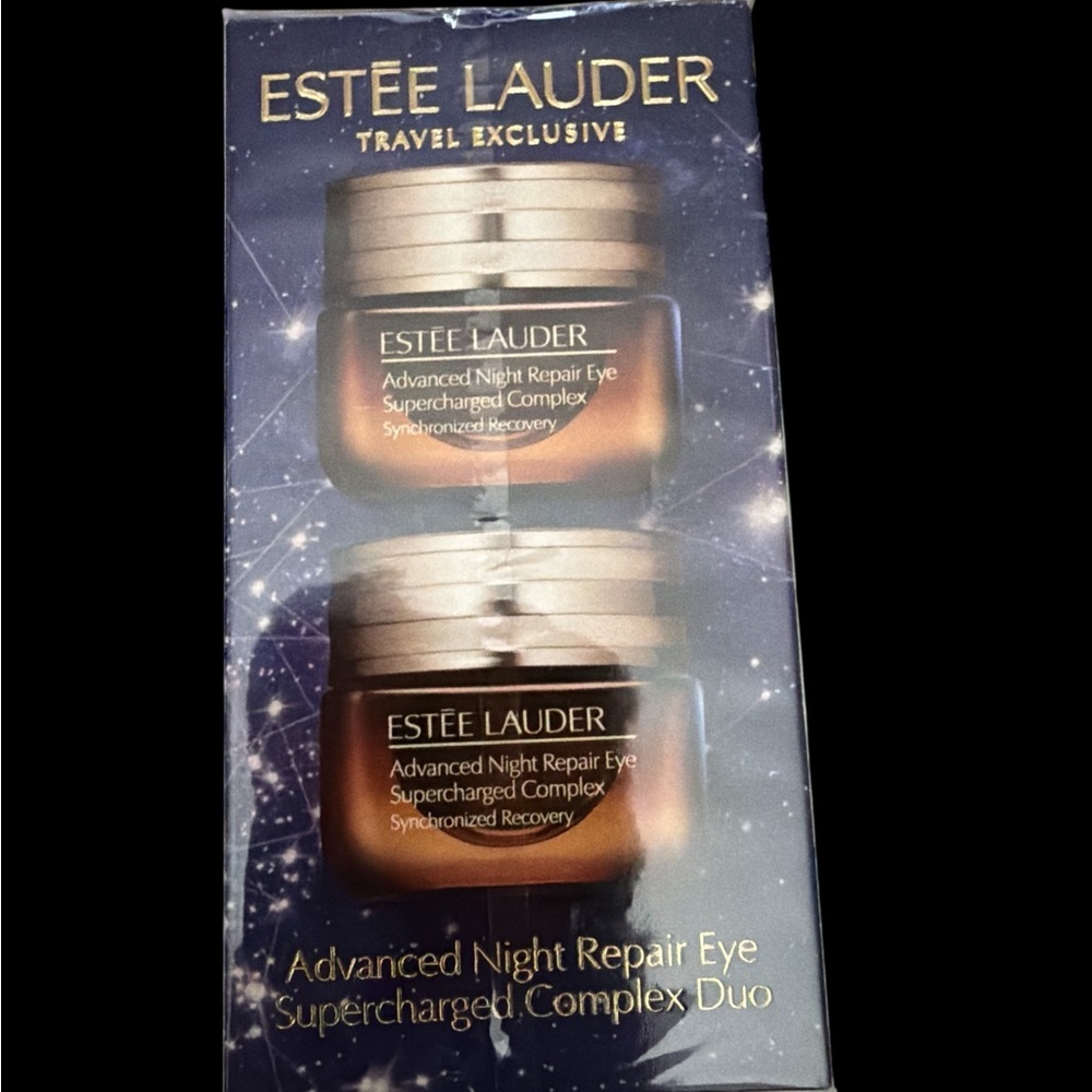 Estee Lauder Advanced Night Repair Eye Duo with Gold Accents